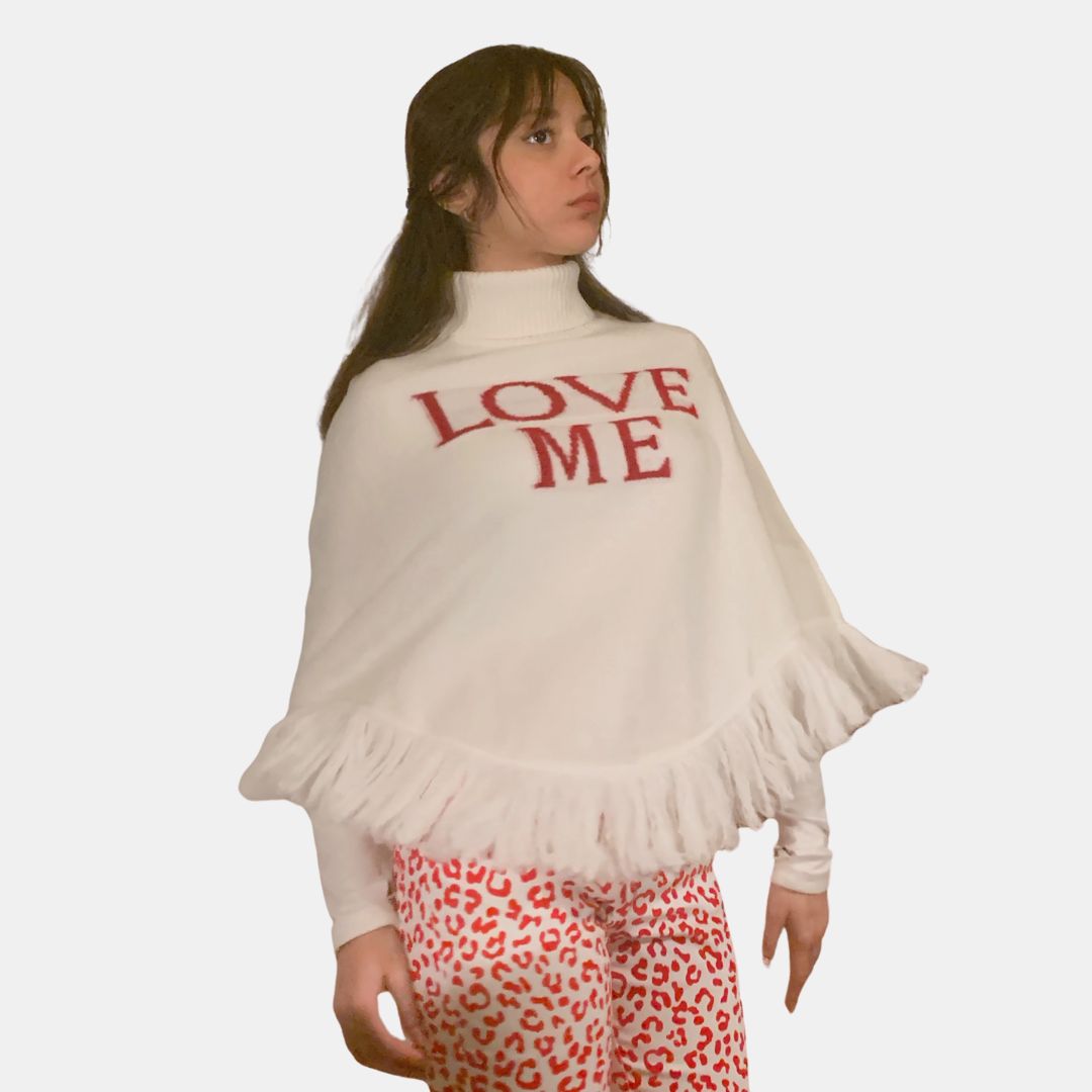 Bella Fringe Love Me Poncho