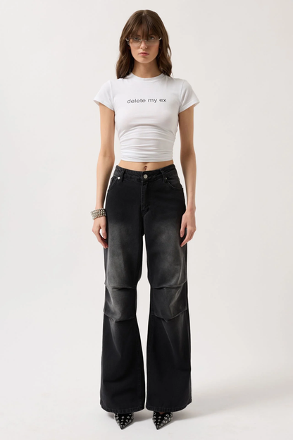 Delete My Ex Tee in white