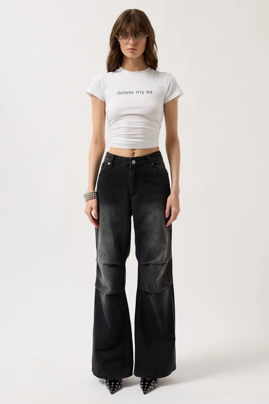 Delete My Ex Tee in white