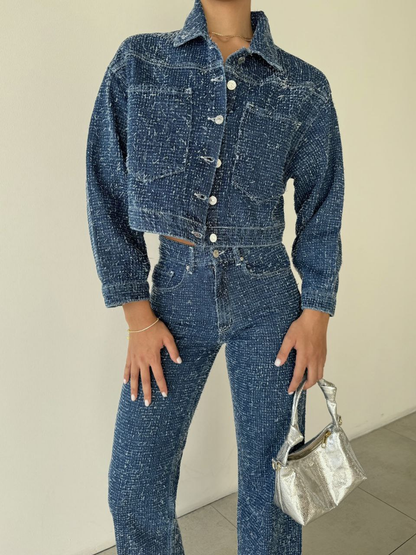 Savannah Textured Jeans 2
